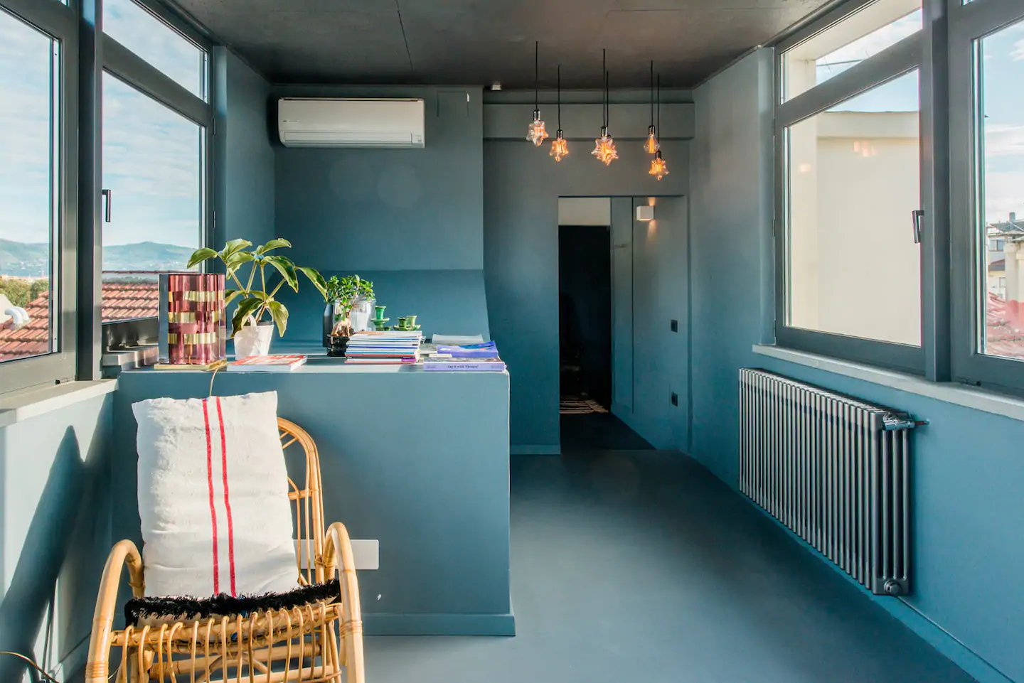entrée décoration bleue entrée décoration bleue