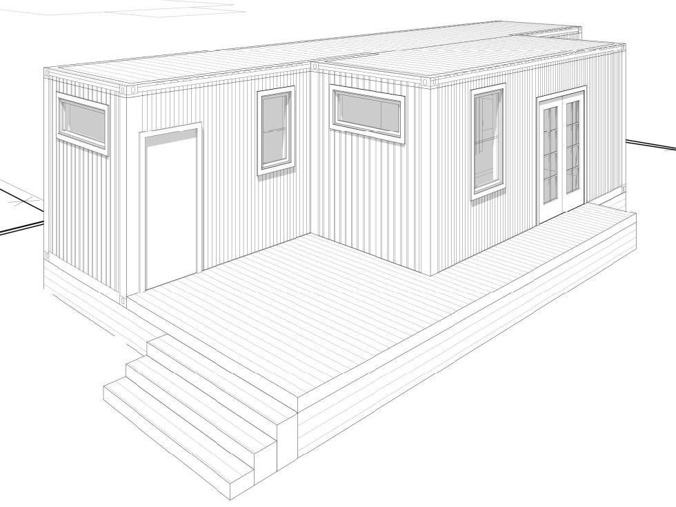 vue architecte mini maison container de 45m2 vue architecte mini maison container de 45m2