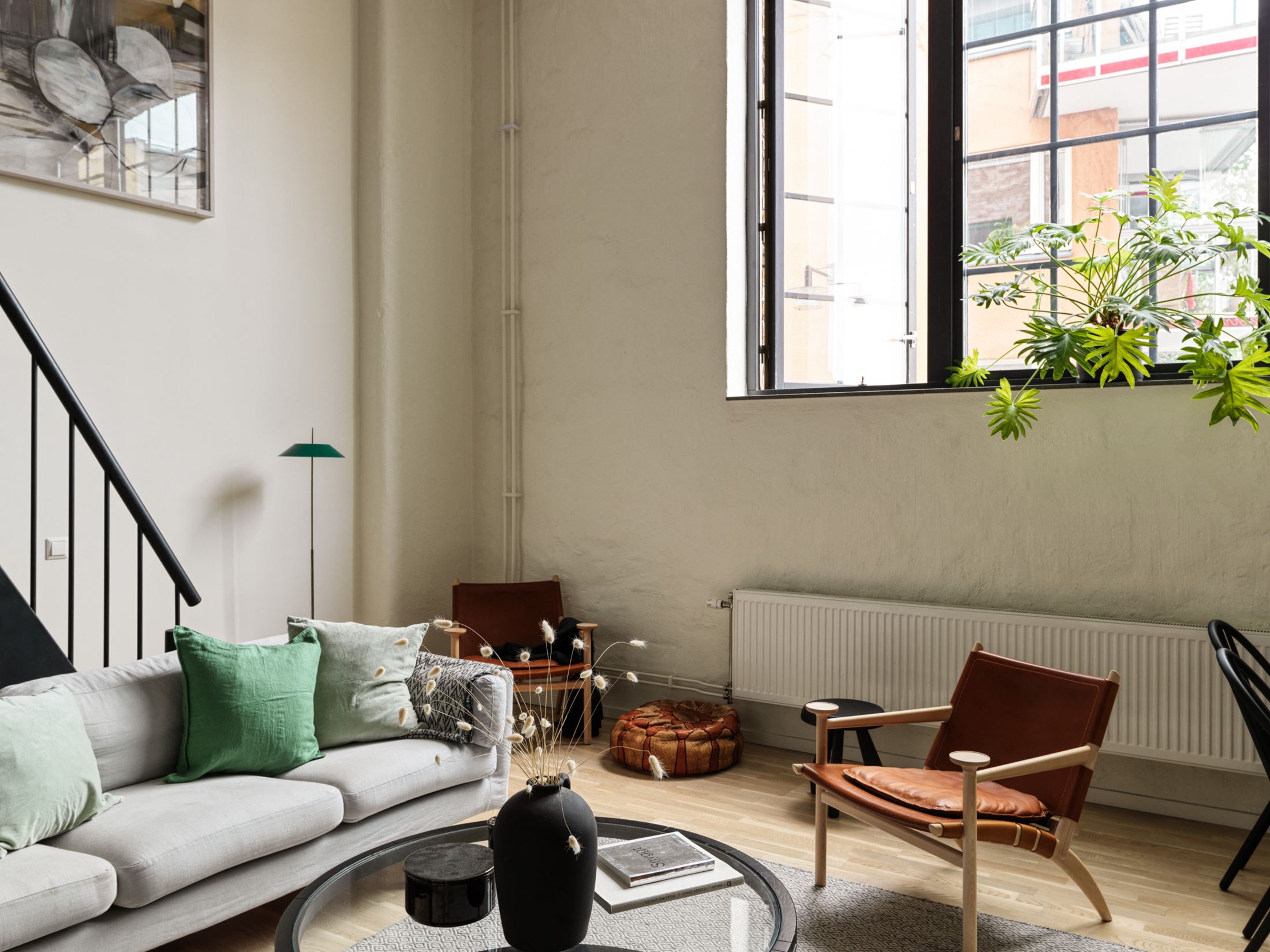 salon mini loft en duplex 