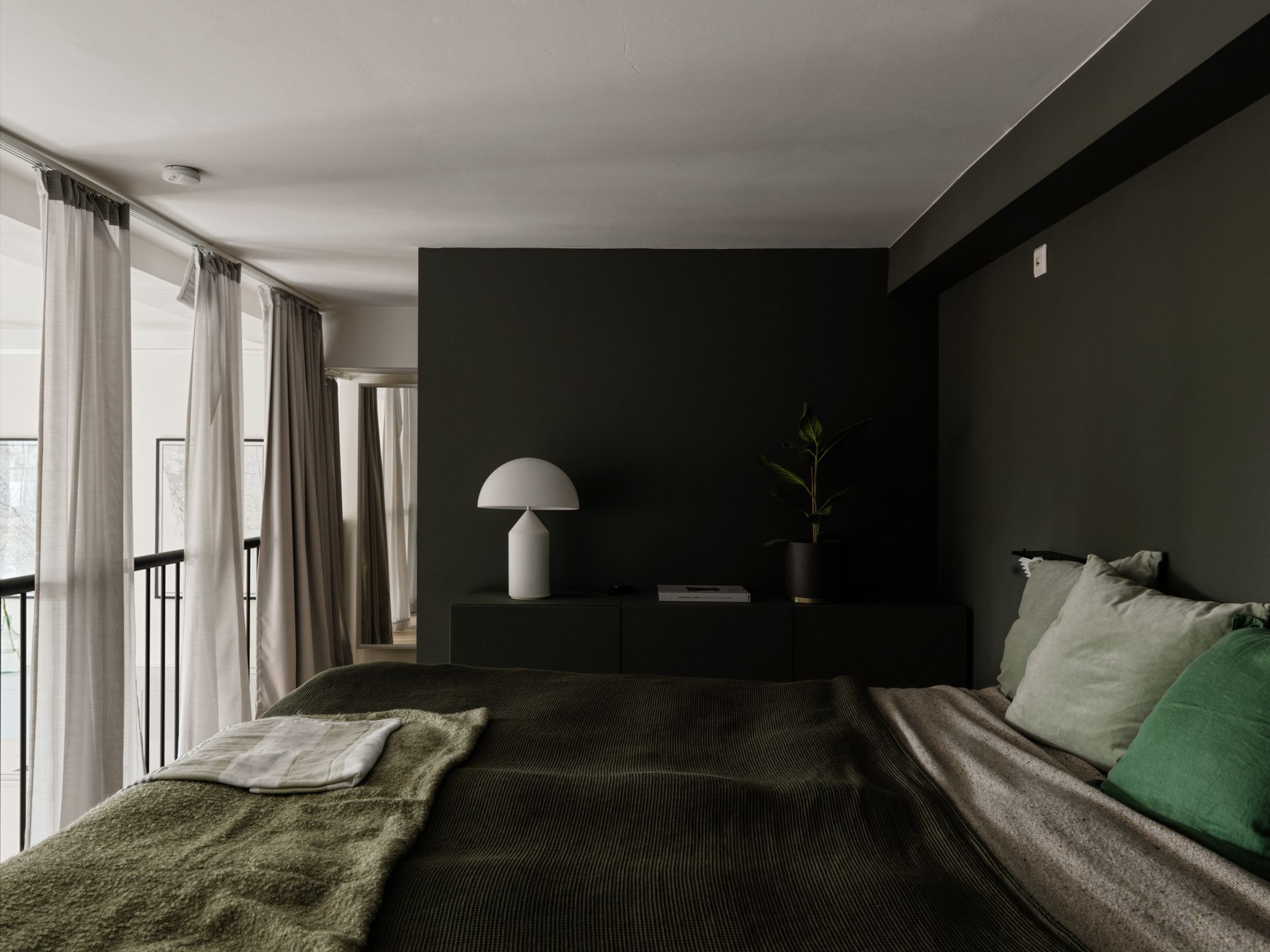 chambre sur mezzanine