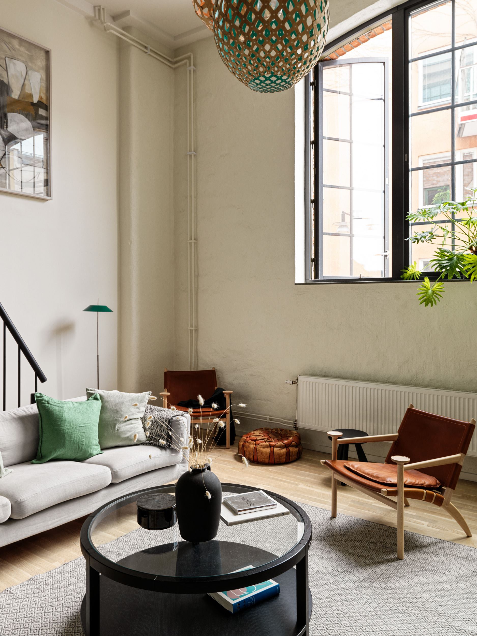 salon mini loft en duplex 