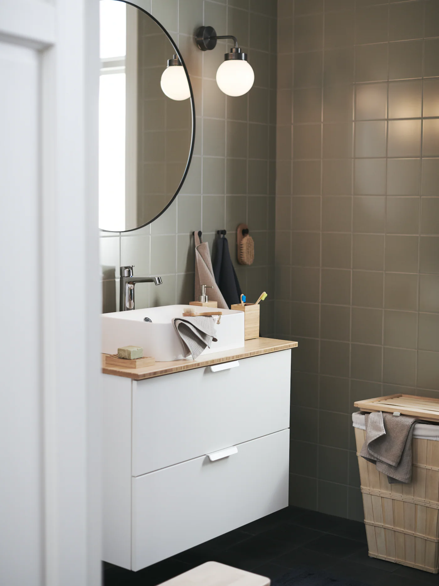 salle d'eau déco contemporaine