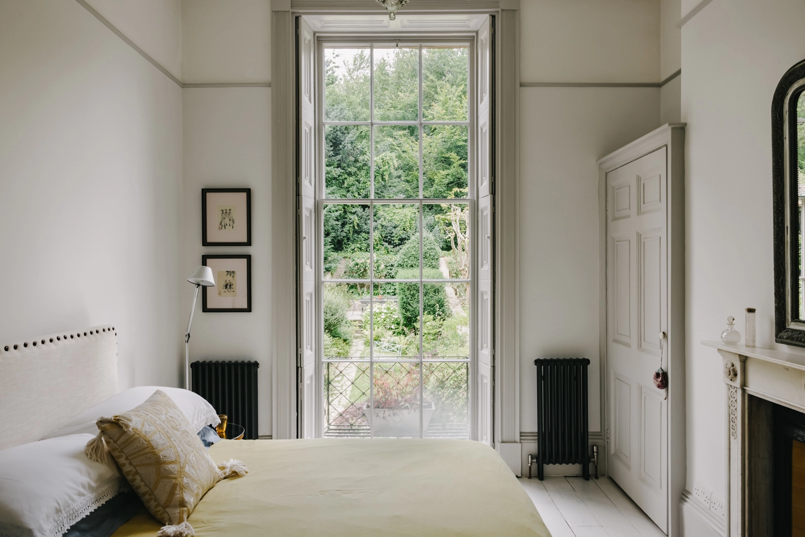chambre avec cheminée