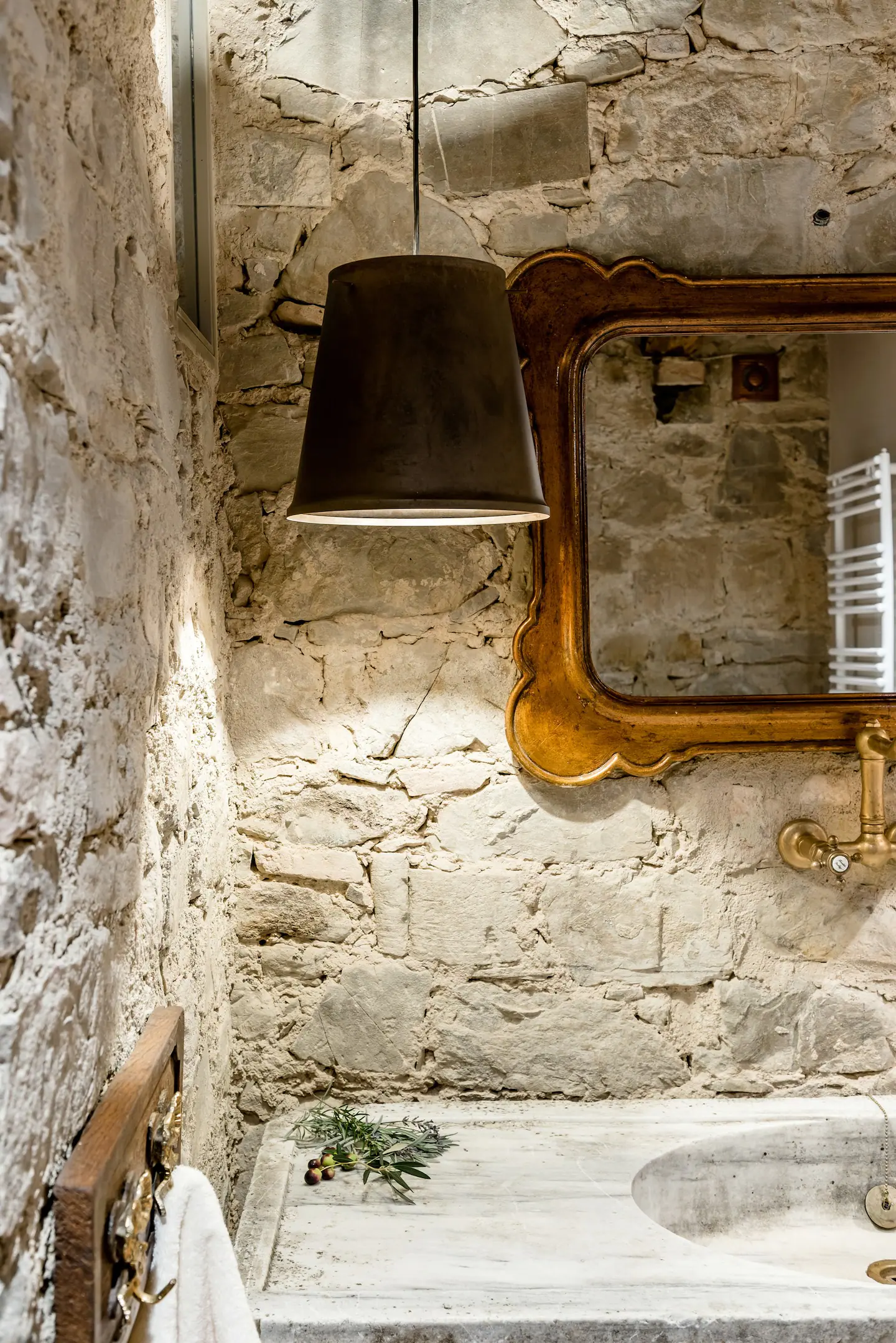 salle de bain murs pierres salle de bain murs pierres