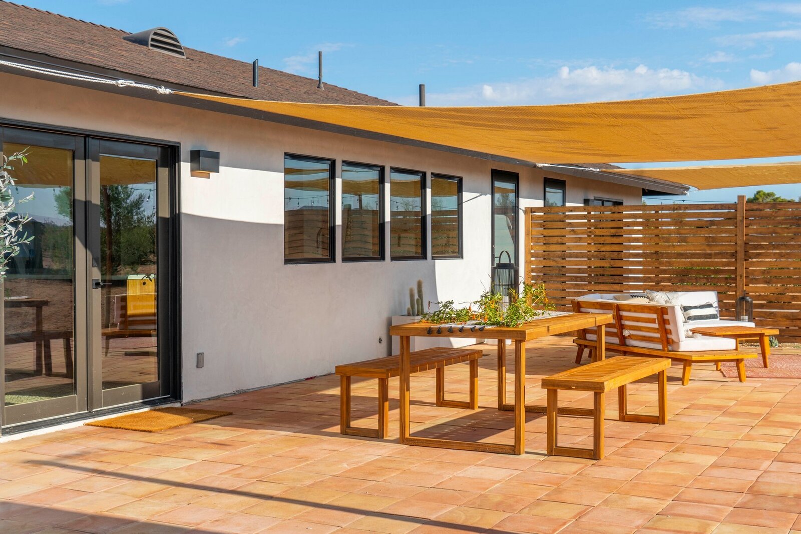 terrasse maison Joshua Tree