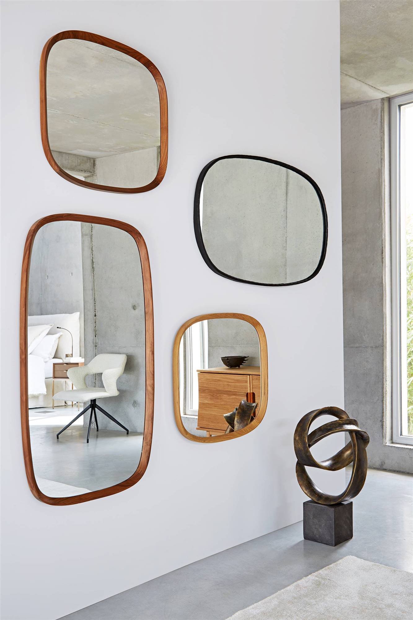 miroir fer forgé AM PM