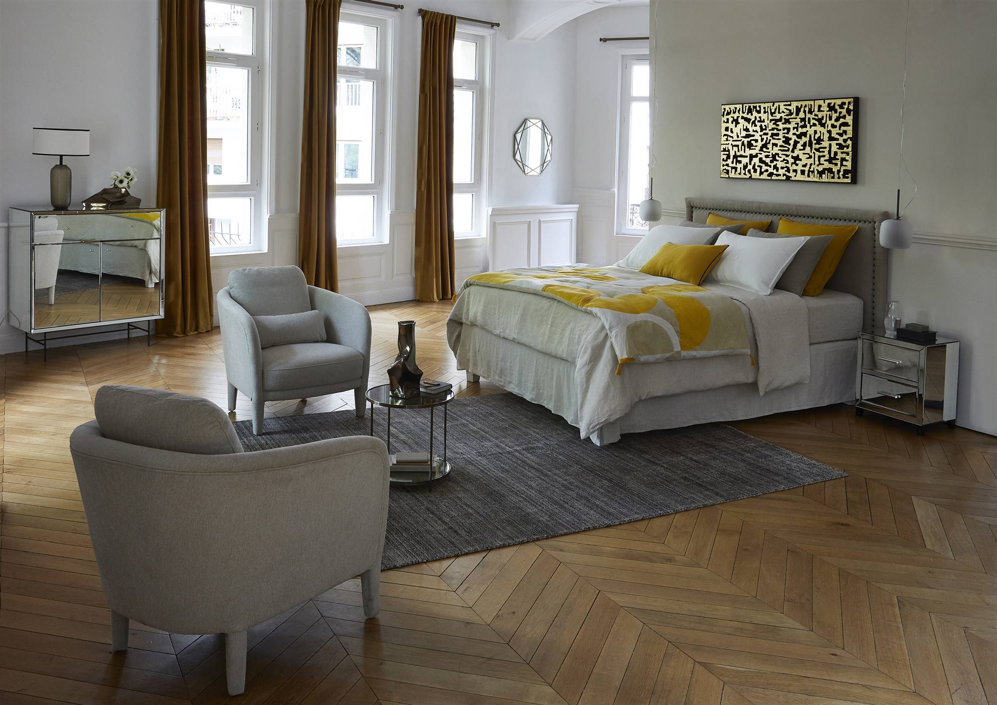 chambre appartement haussmannien