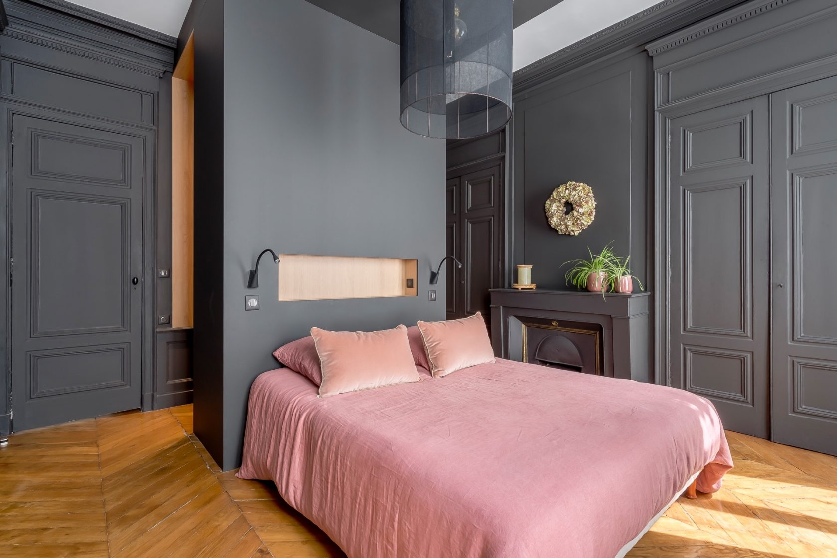 chambre grise appartement haussmannien chambre grise appartement haussmannien