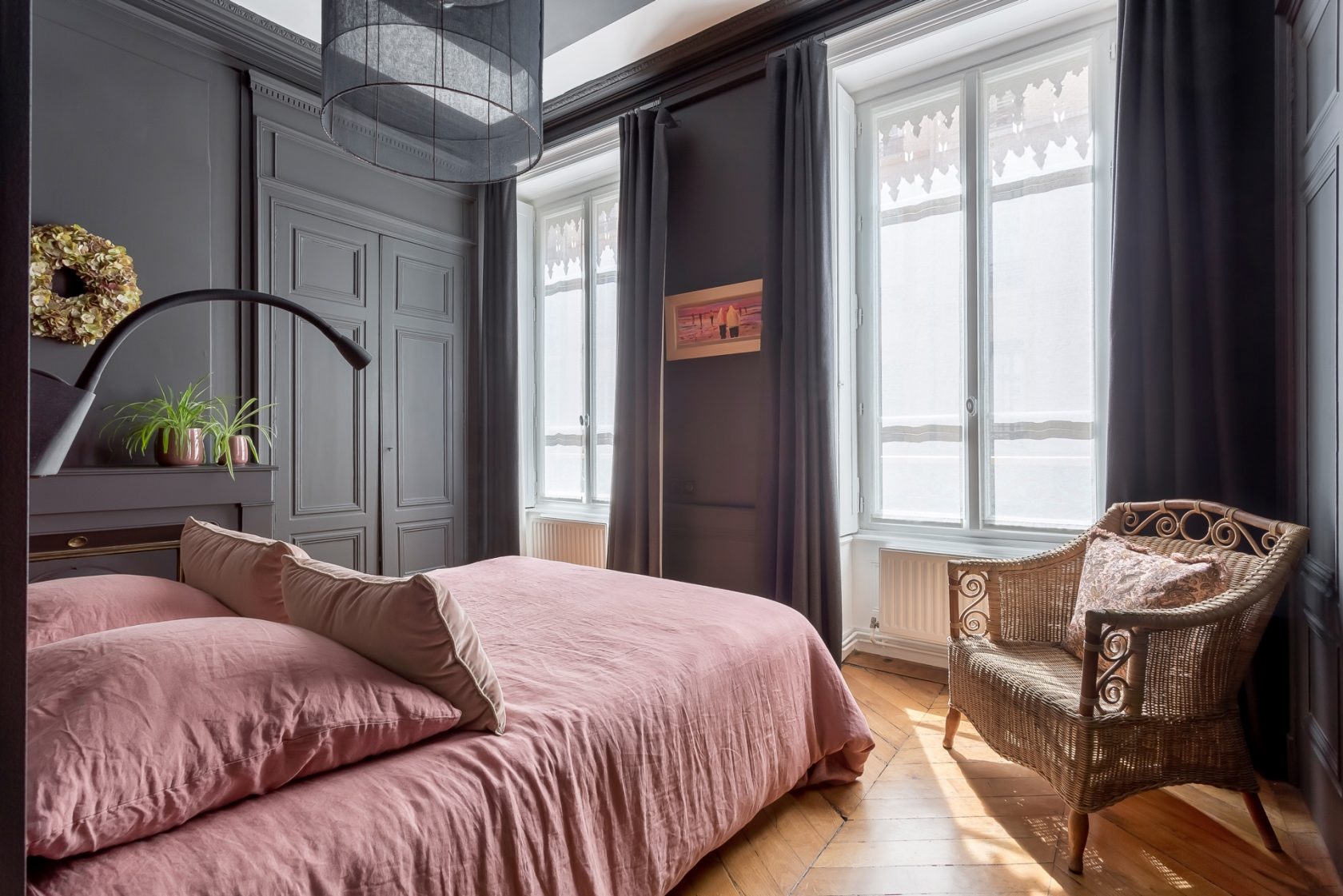 chambre grise appartement haussmannien chambre grise appartement haussmannien