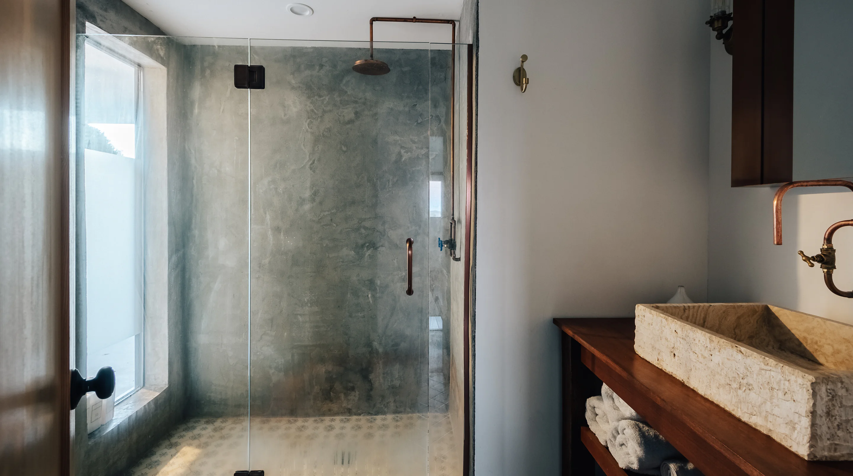 salle de bain béton et bois salle de bain béton et bois