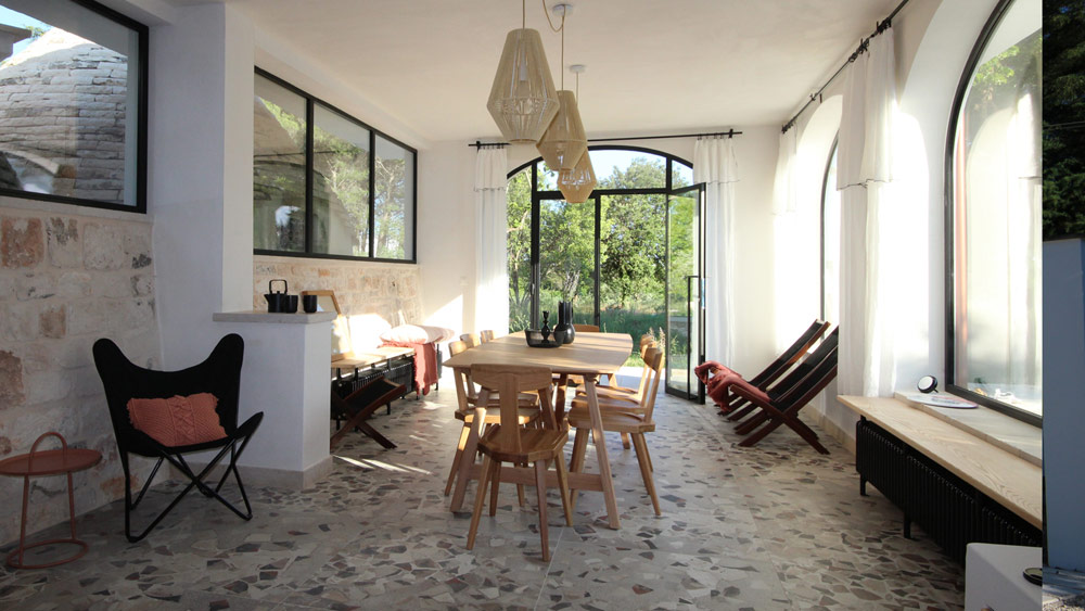 salon maison à la décoration vintage