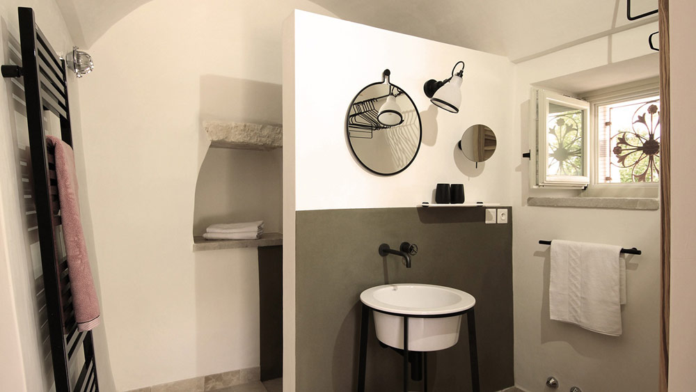 salle de bain trullo Pouilles