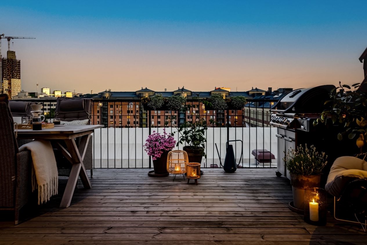 terrasse en bois appartement vue nuit terrasse en bois appartement vue nuit