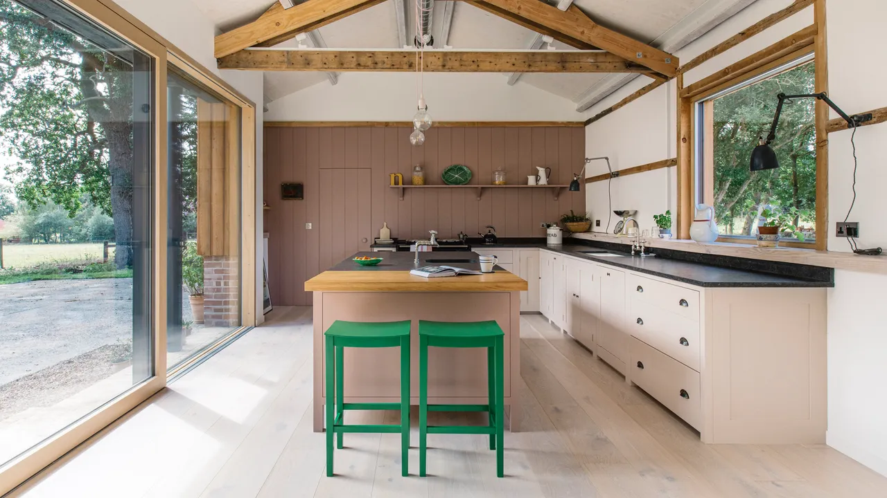cuisine avec îlot décoration design
