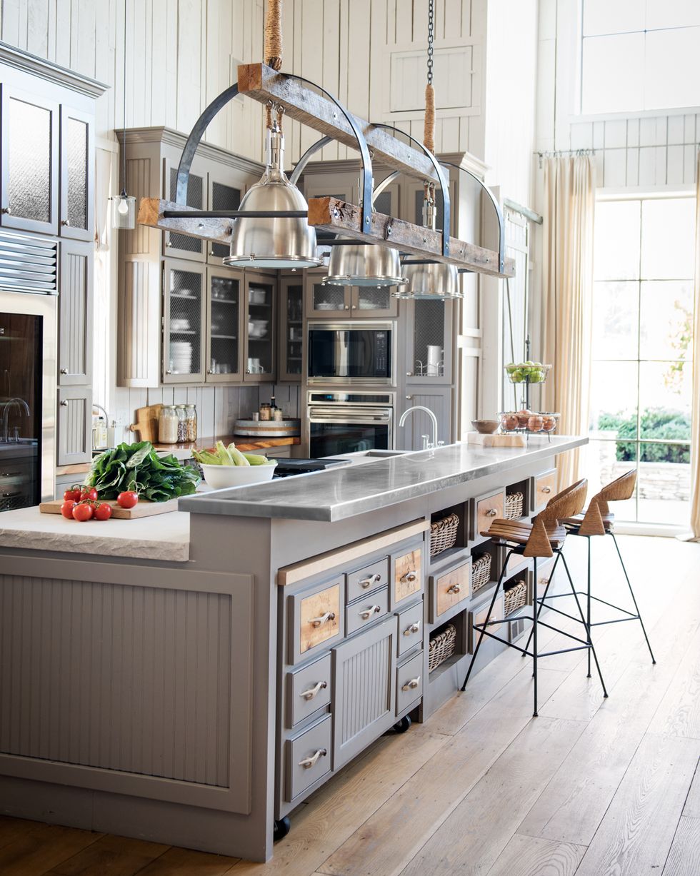 cuisine rustique chic ancienne grange