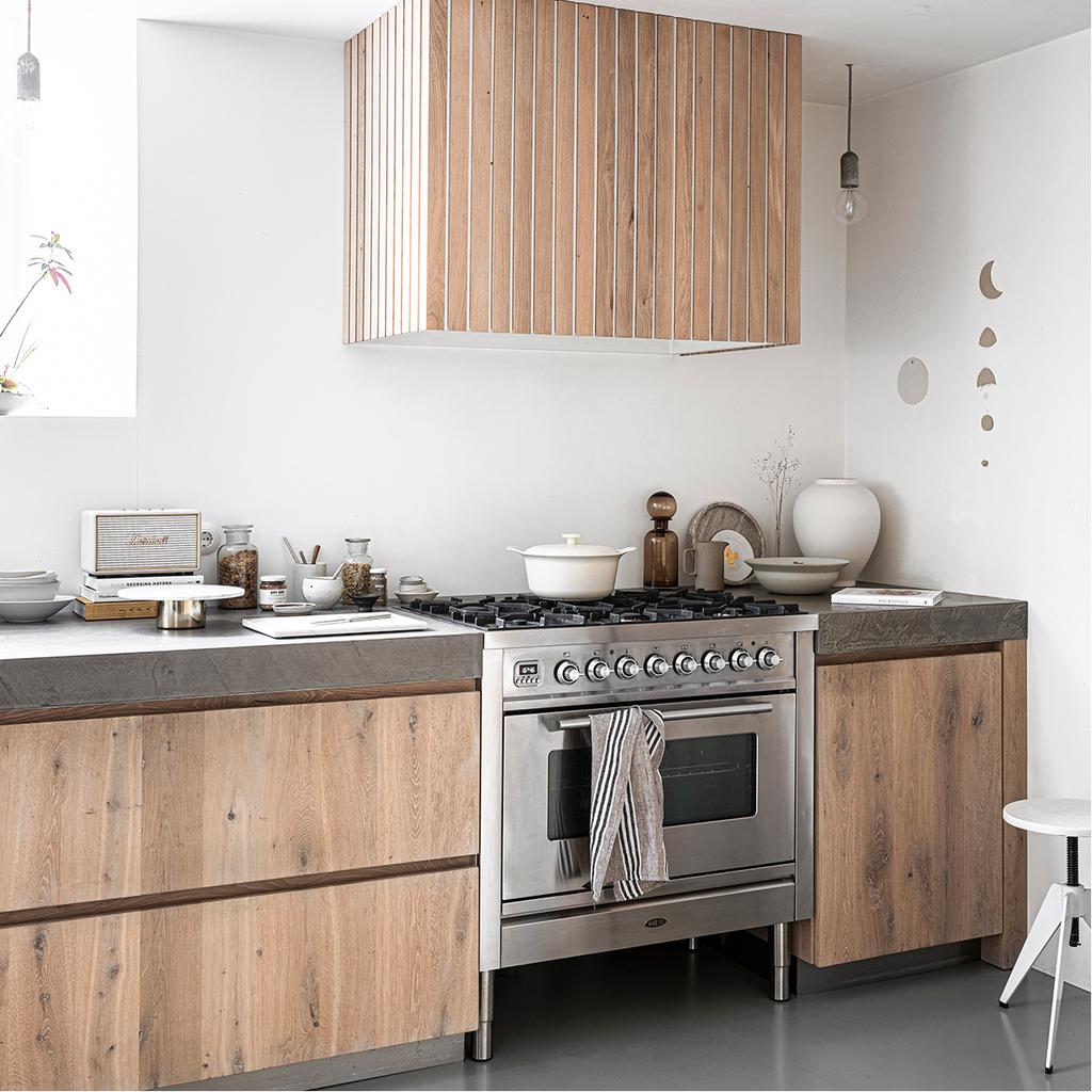 cuisine bois design avec plan de travail béton cuisine bois design avec plan de travail béton