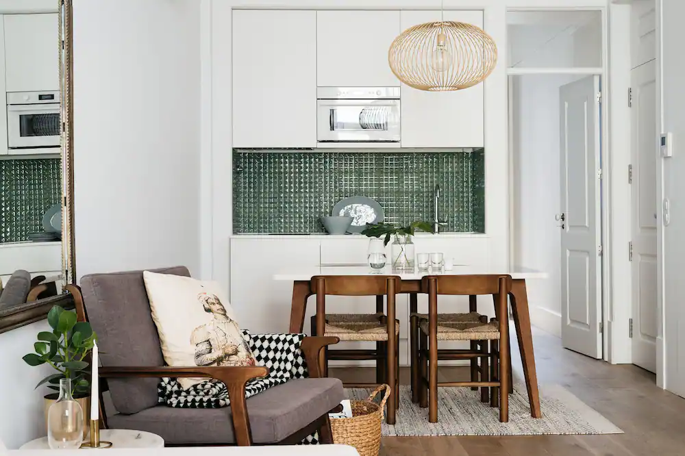 cuisine blanche et carrelage vert cuisine blanche et carrelage vert