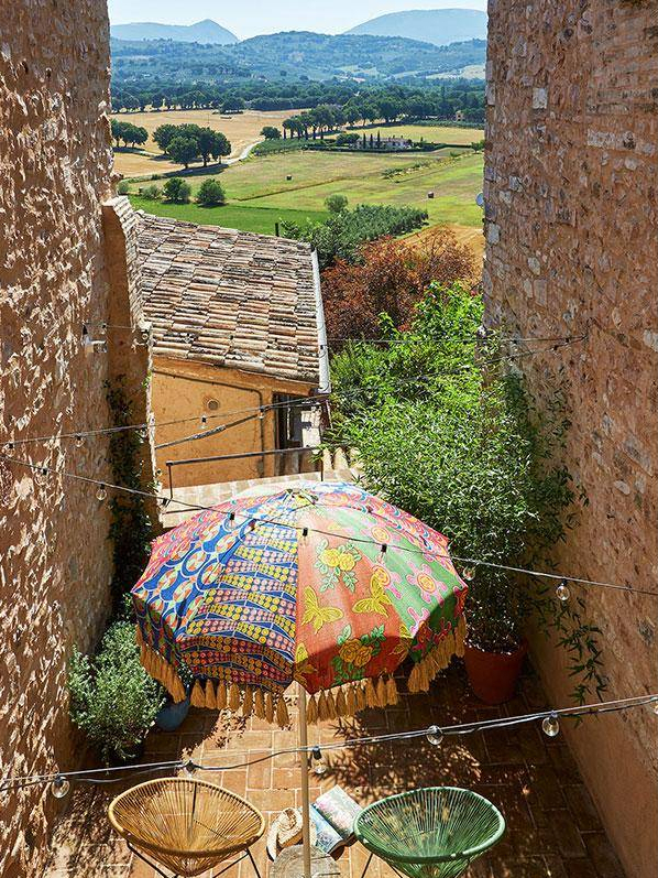 terrasse maison en pierres Italie terrasse maison en pierres Italie