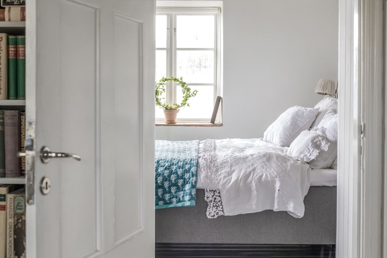 chambre dans maison ancienne rénovée