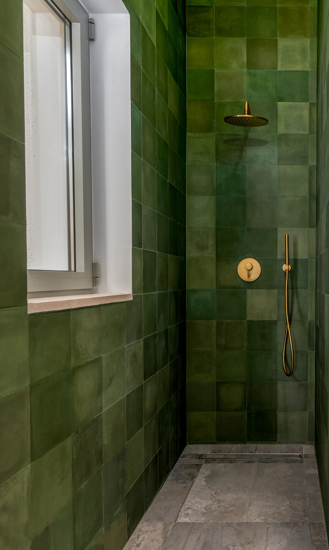 salle de bain verte salle de bain verte