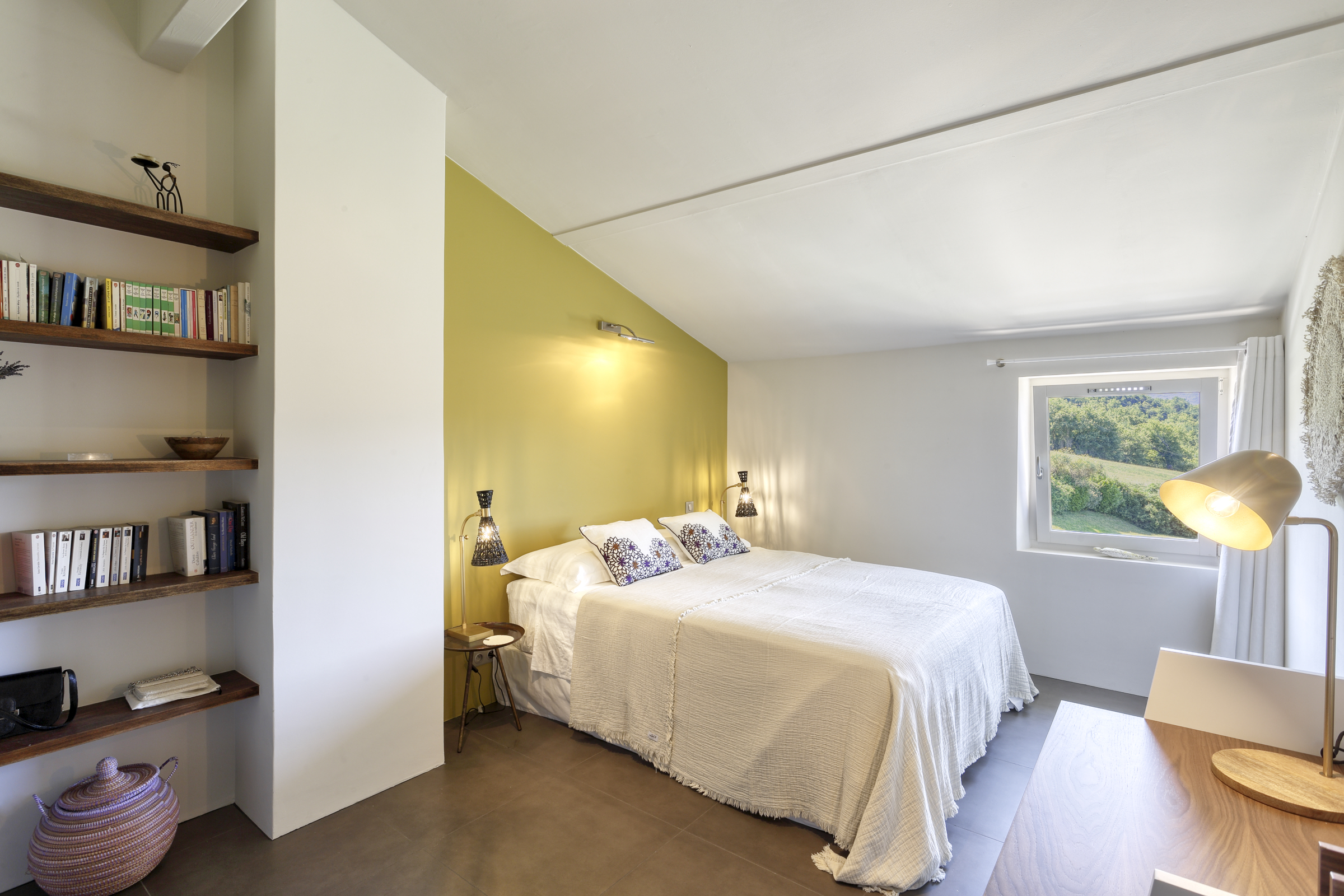 chambre décoration contemporaine maison en Provence