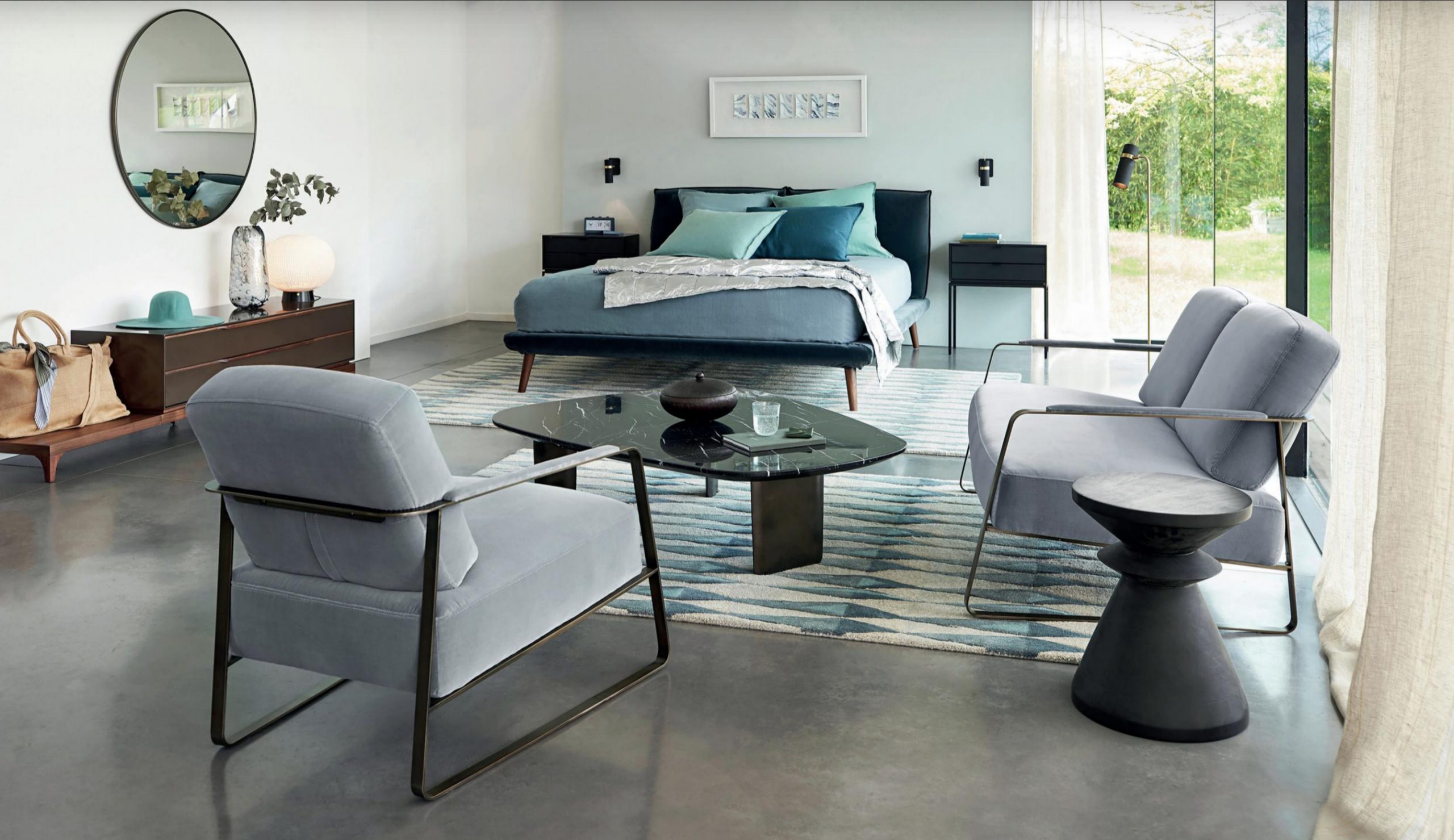 chambre design bleu chambre design bleu