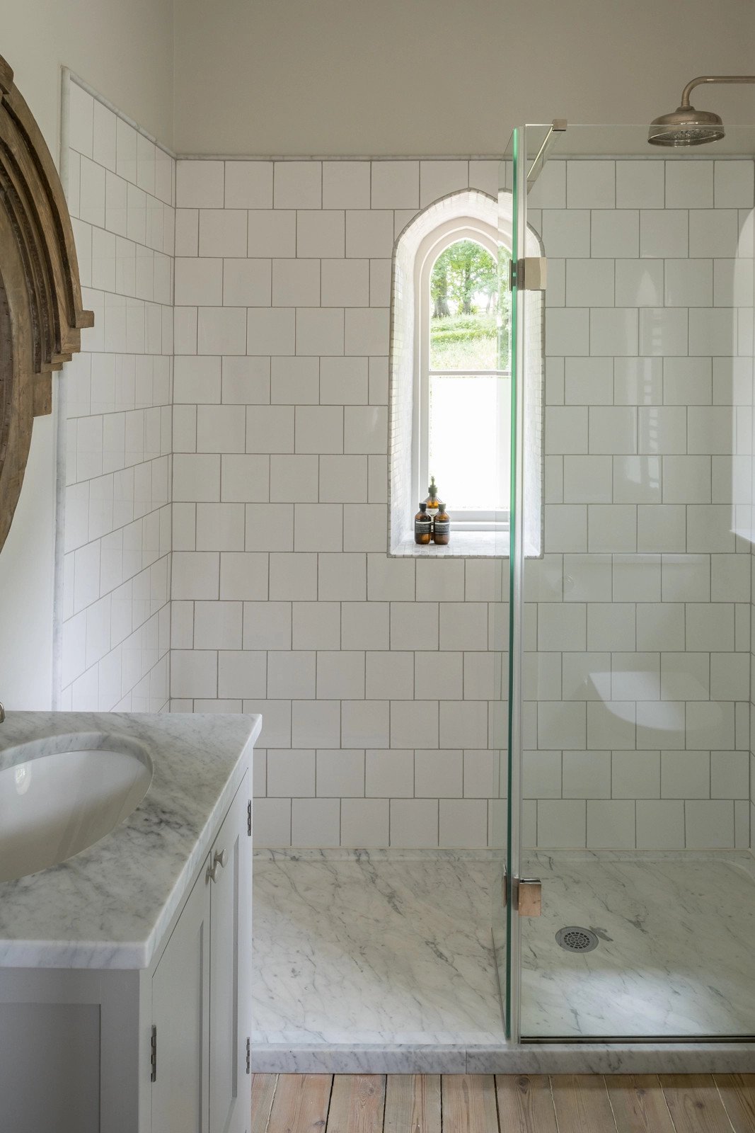 salle de bain marbre