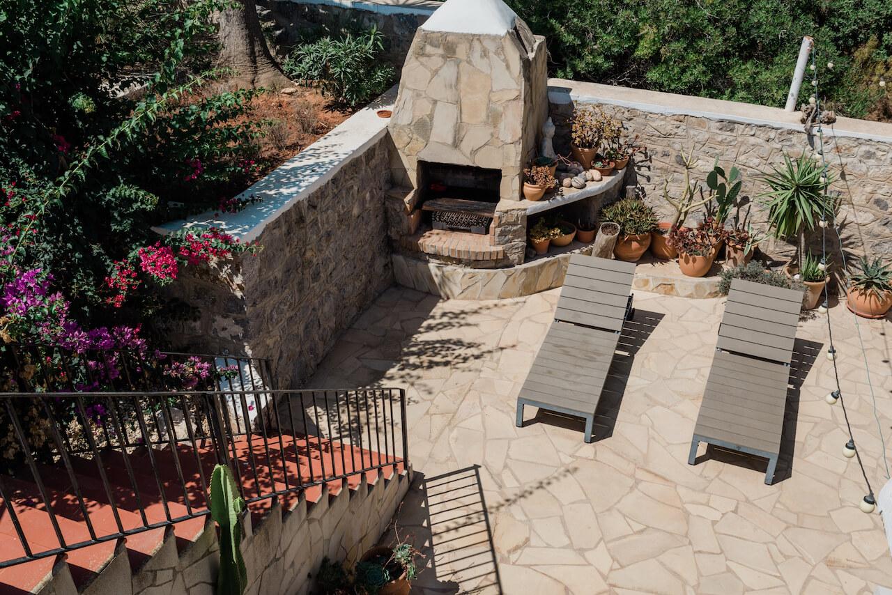 terrasse en pierres avec barbecue terrasse en pierres avec barbecue