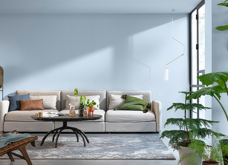 salon Bleu Horizon Dulux Valentine salon Bleu Horizon Dulux Valentine