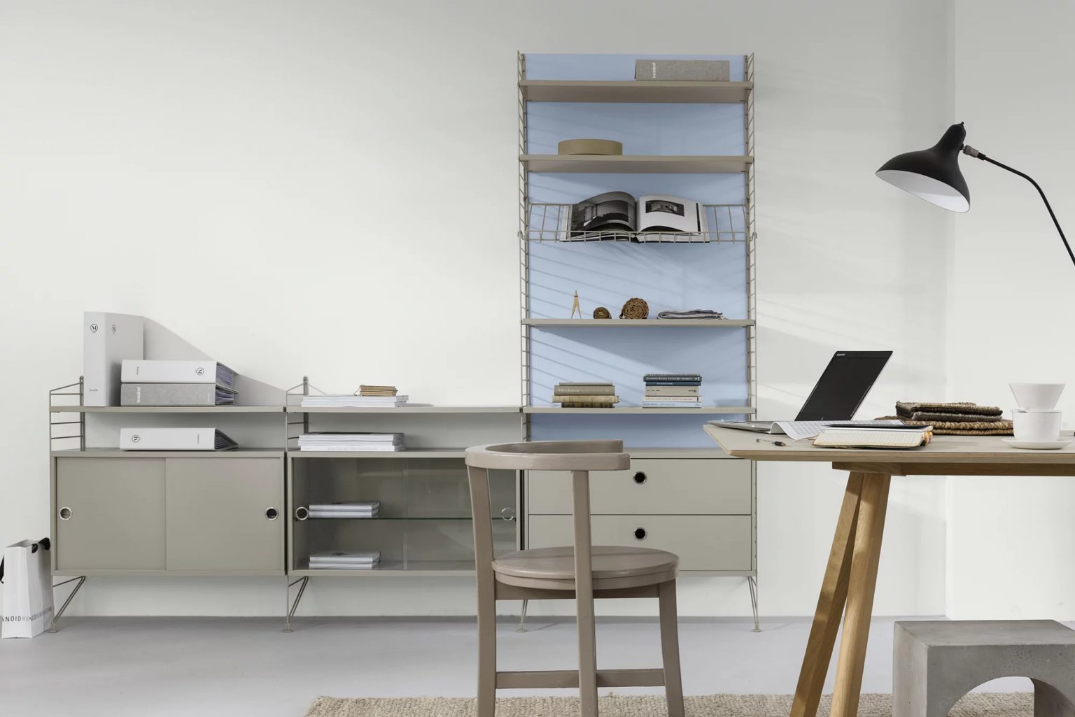 bureau design décoration kaki et bleue bureau design décoration kaki et bleue