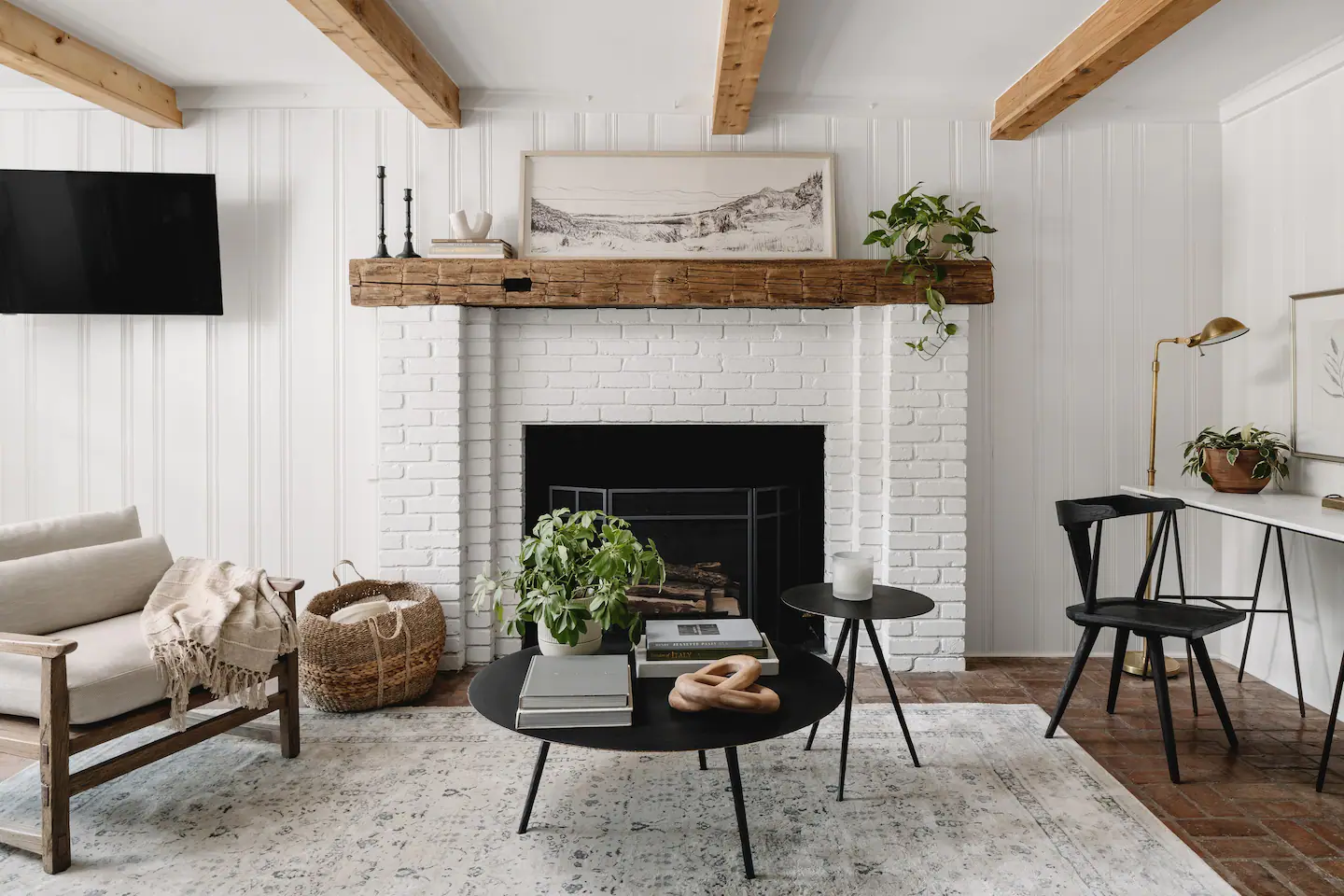 salon maison de vacances à louer Joanna et Chip Gaines
