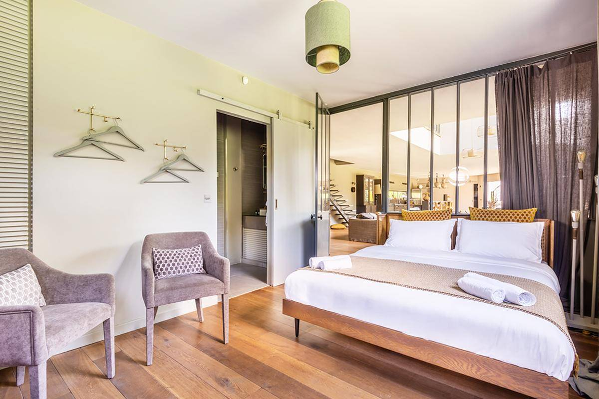 chambre avec verrière
