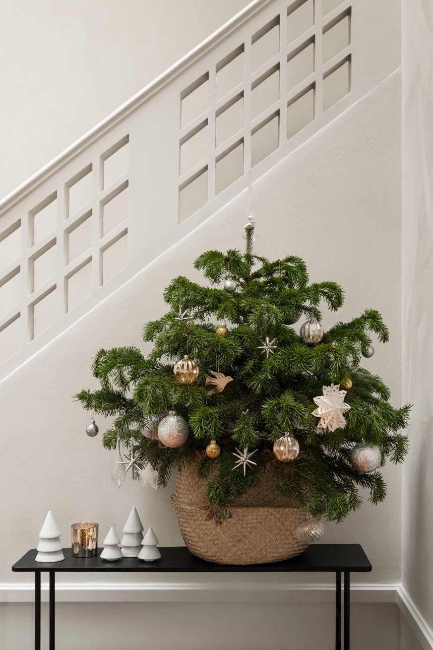 entrée décorée pour Noël entrée décorée pour Noël