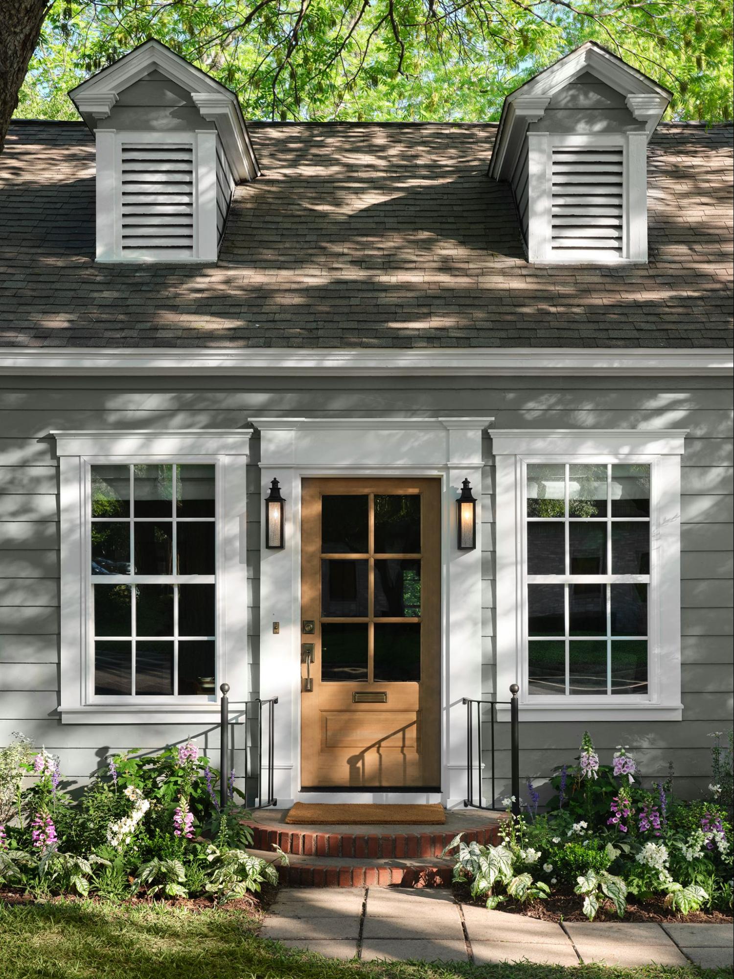 façade cottage bardé de bois