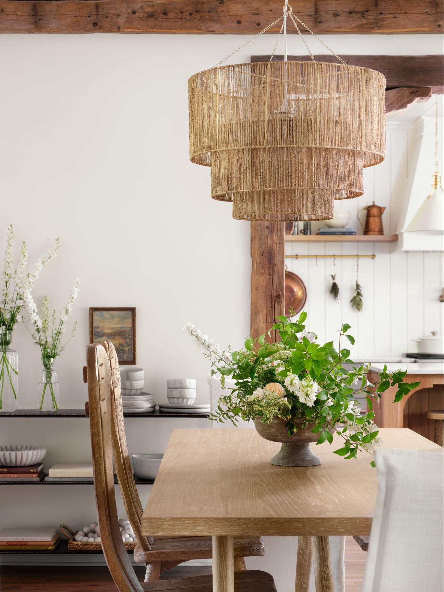 salle à manger décoration naturelle