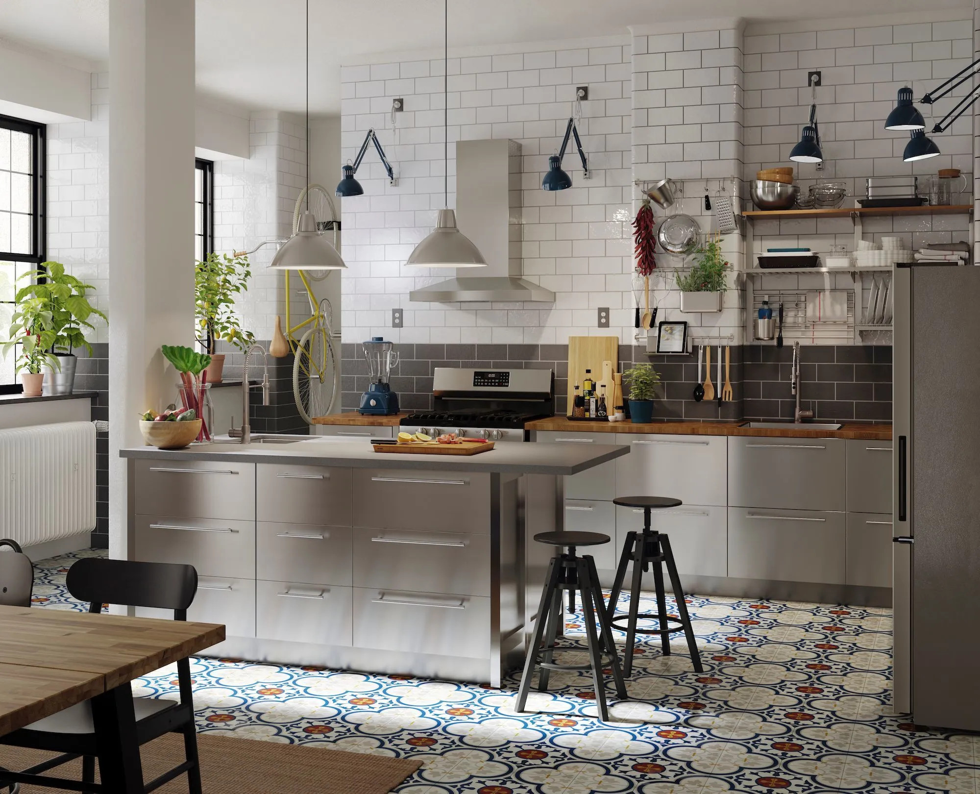 cuisine design inox