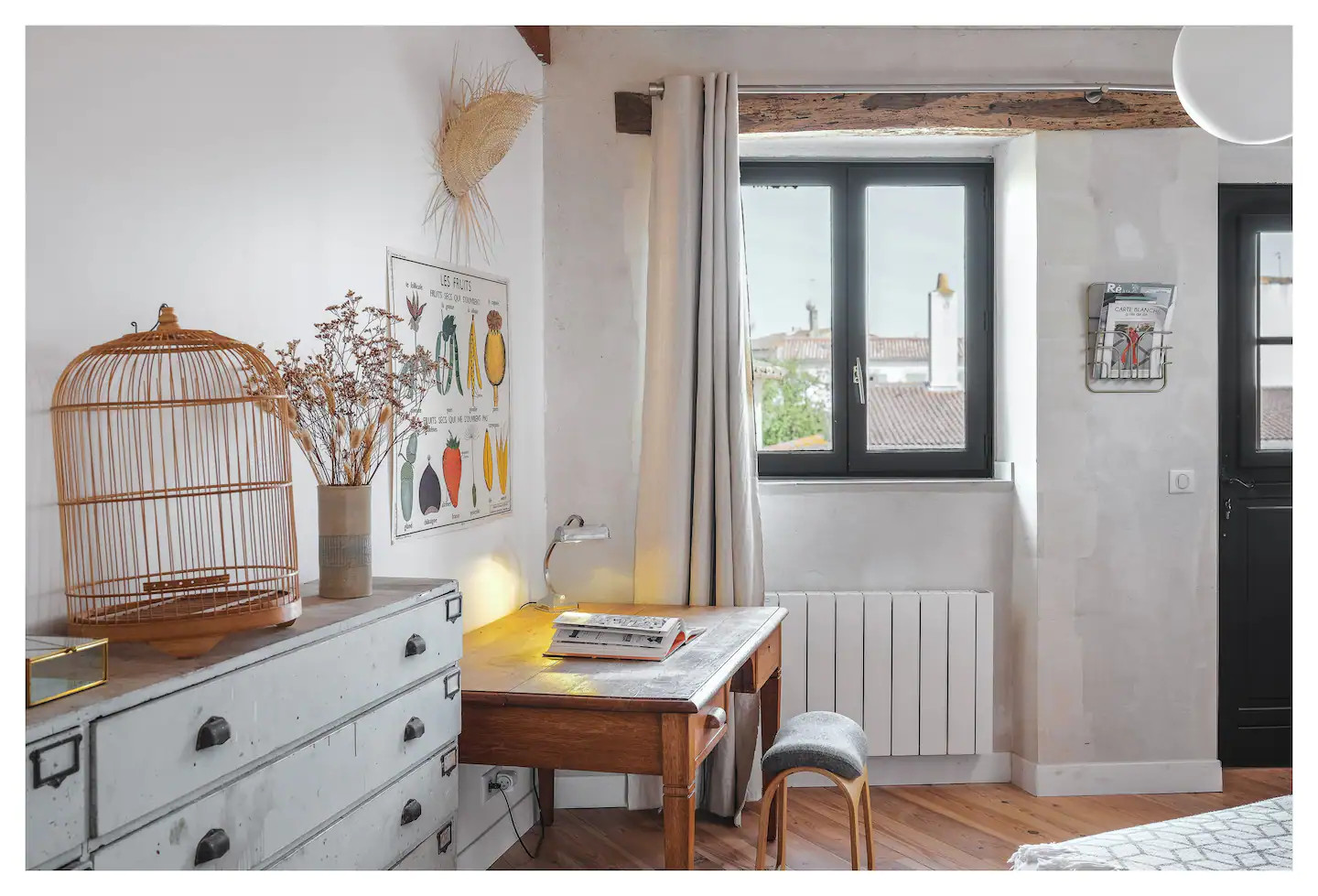 chambre avec poutres