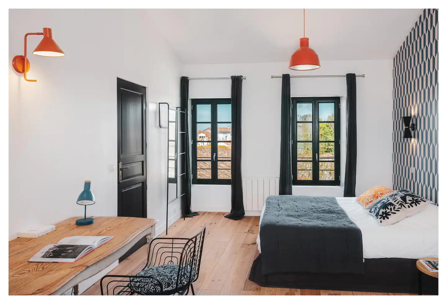 chambre décoration colorée