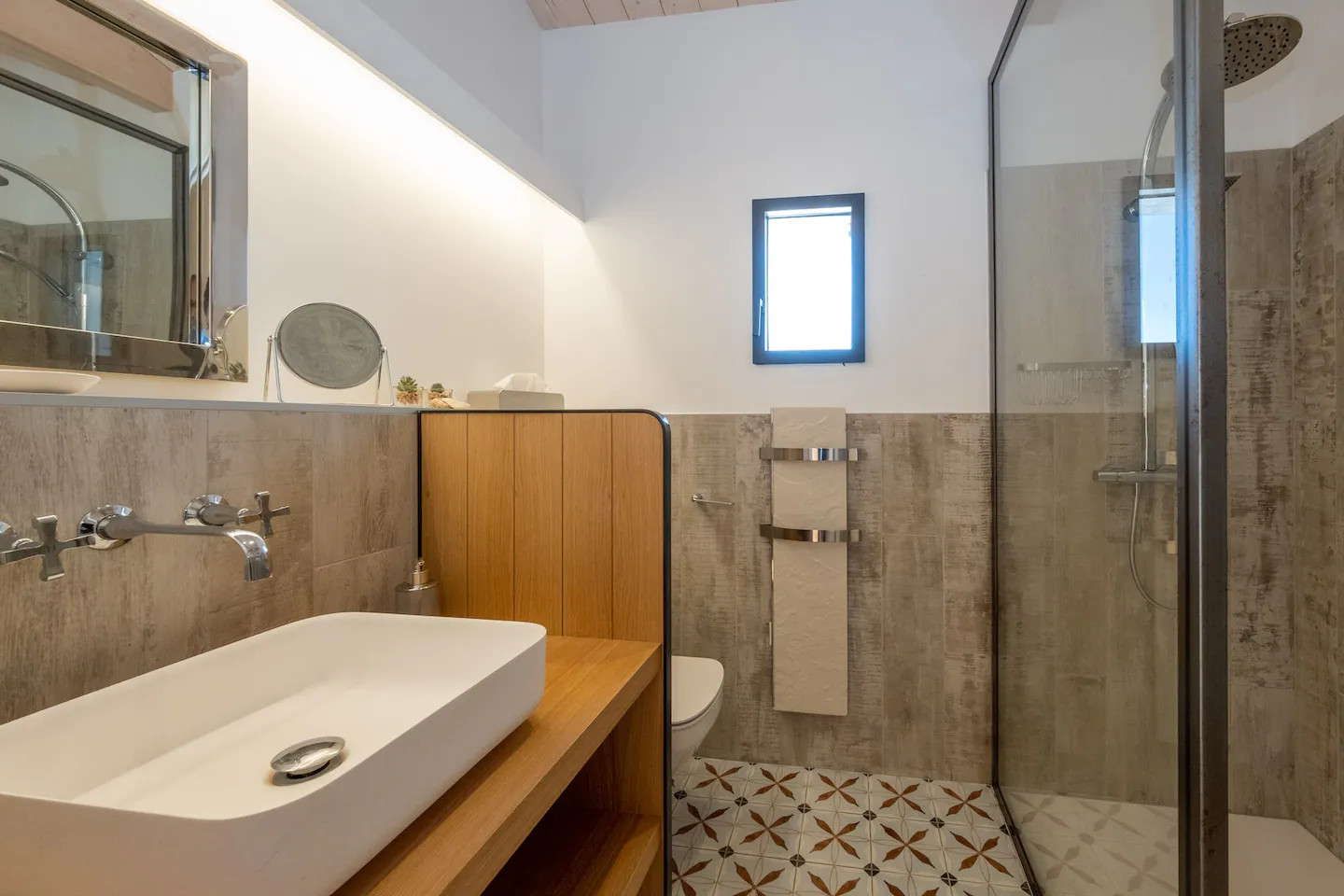salle de bain décoration naturelle maison île de Ré