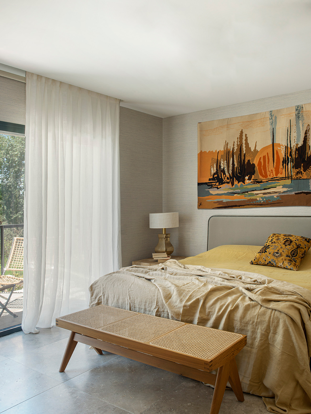 chambre avec tapisserie aubusson