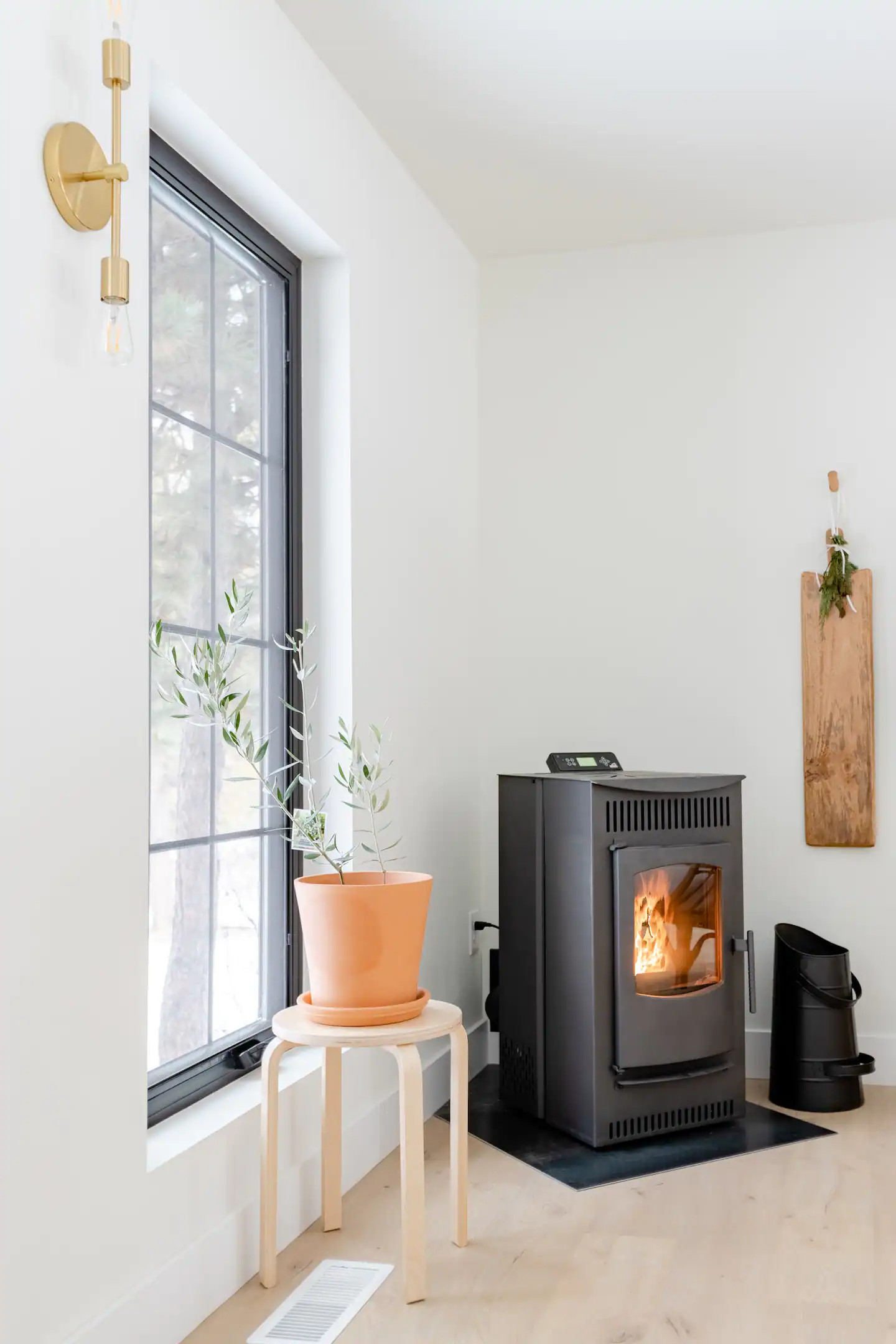 poêle contemporain maison en bois poêle contemporain maison en bois
