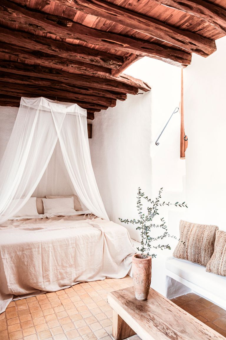 chambre décoration naturelle Finca Can Marti par Zoco Home