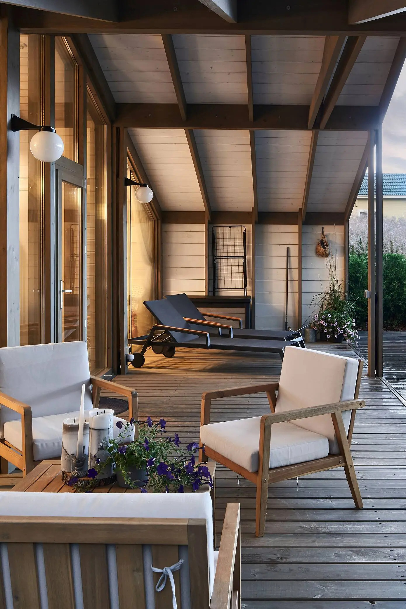 terrasse en bois abritée terrasse en bois abritée