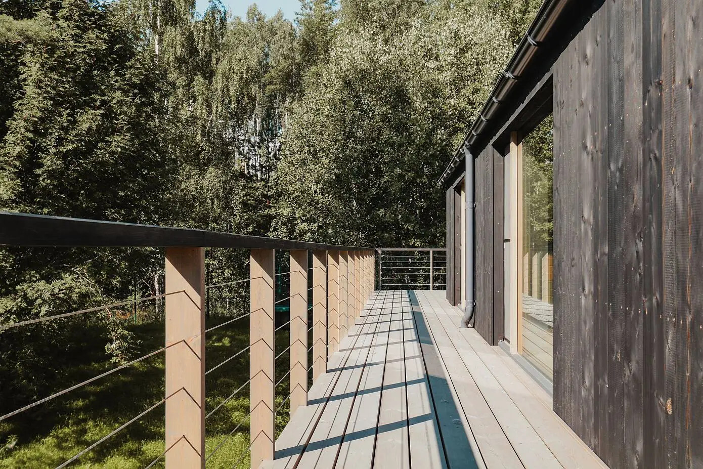 terrasse en bois avec garde-corps métal terrasse en bois avec garde-corps métal