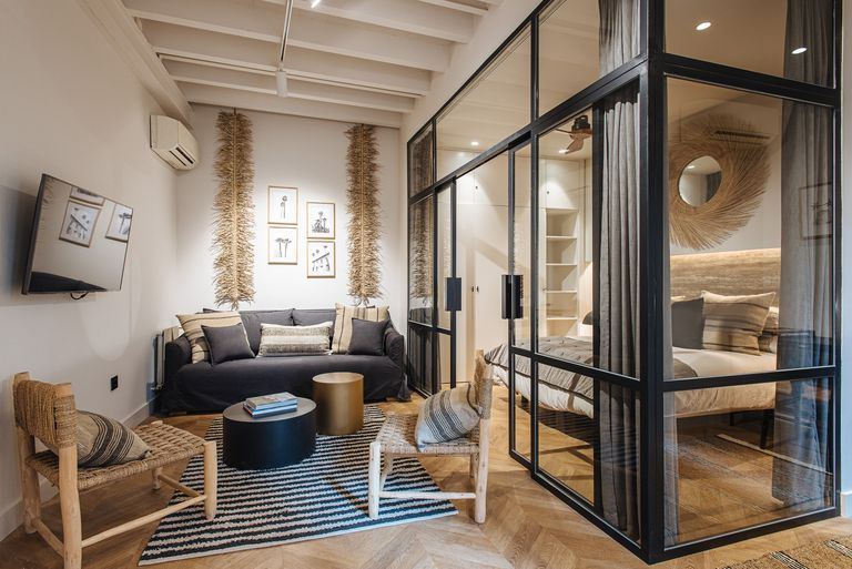 salon et chambre petit duplex