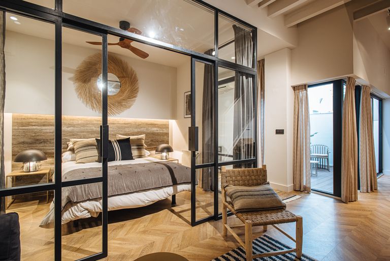 chambre vitrée petit duplex