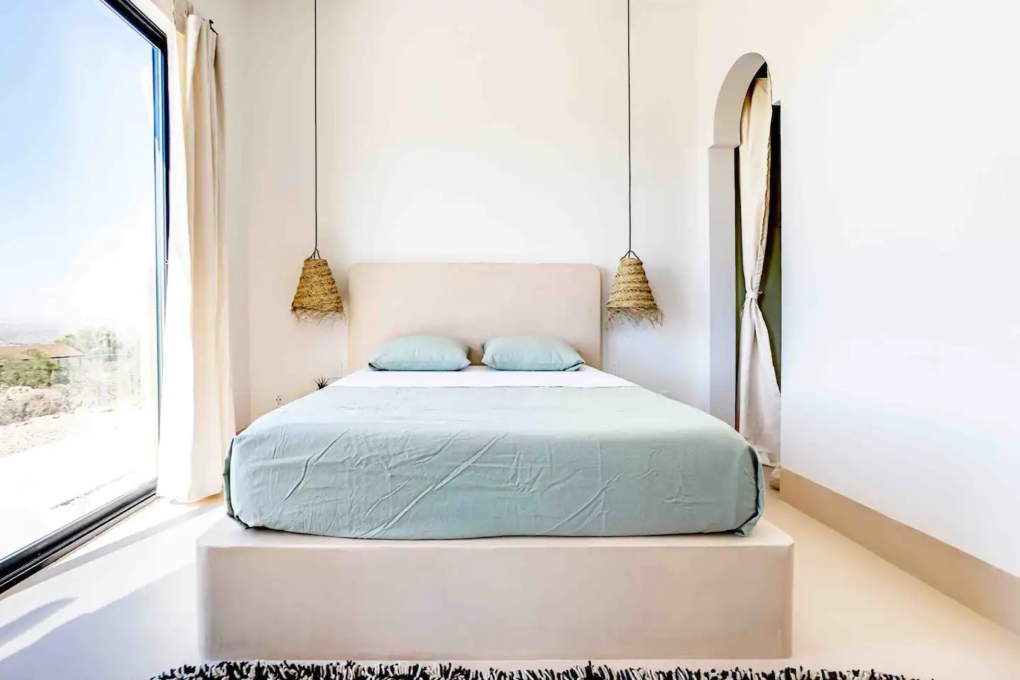 chambre maison décoration naturelle et bleu pâle chambre maison décoration naturelle et bleu pâle