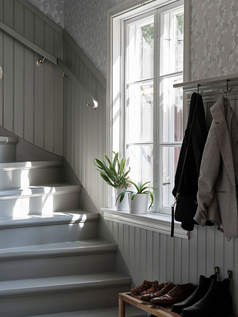 escalier bois peint en gris escalier bois peint en gris