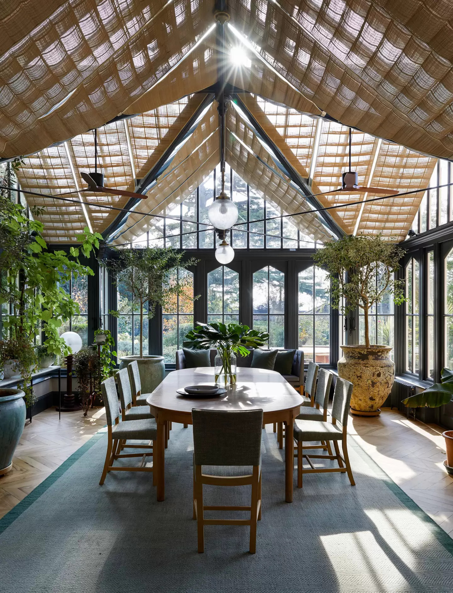 salle à manger décoration naturelle dans véranda salle à manger décoration naturelle dans véranda