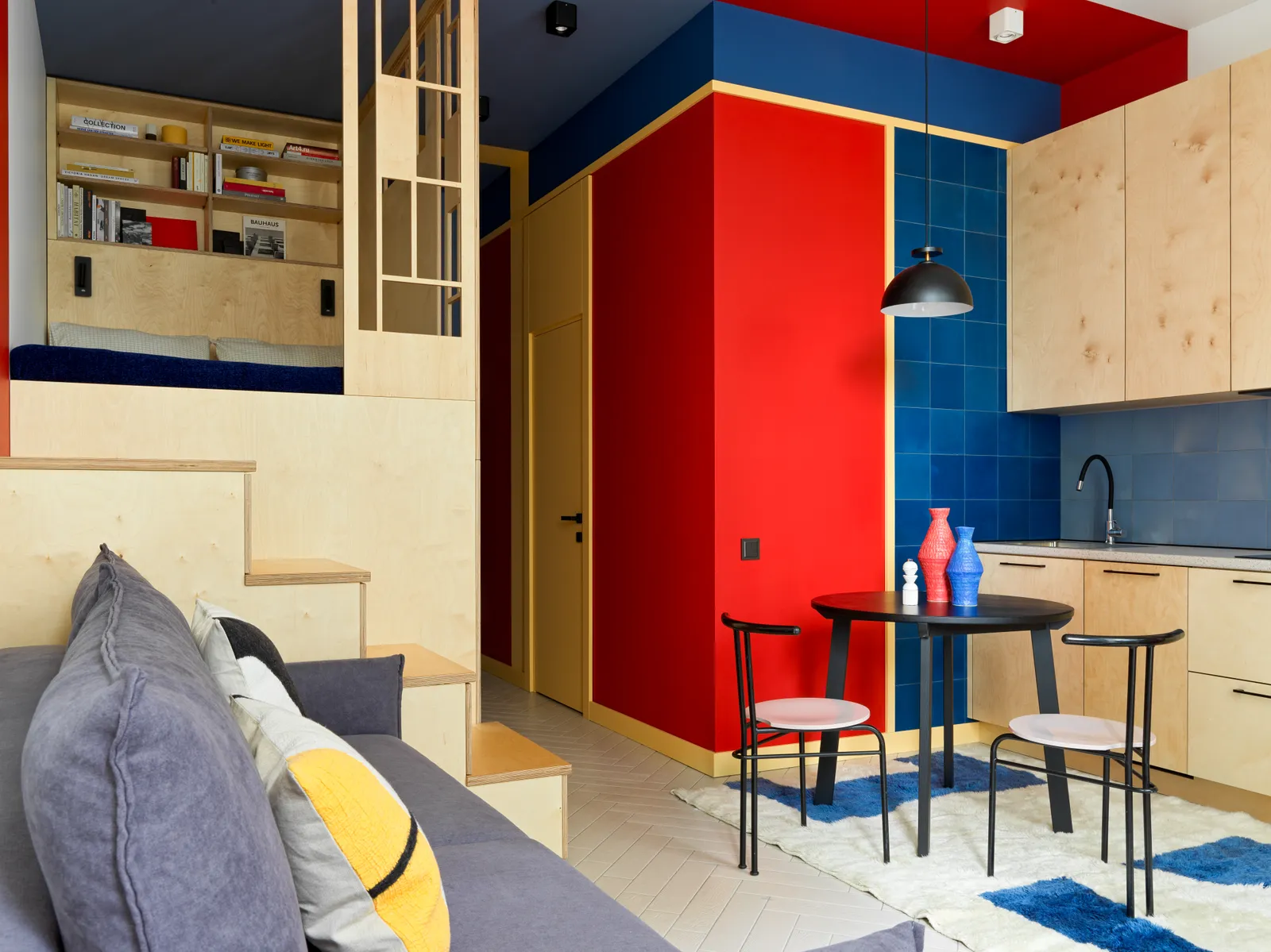 aménager un studio de 27m2 salon et cuisine